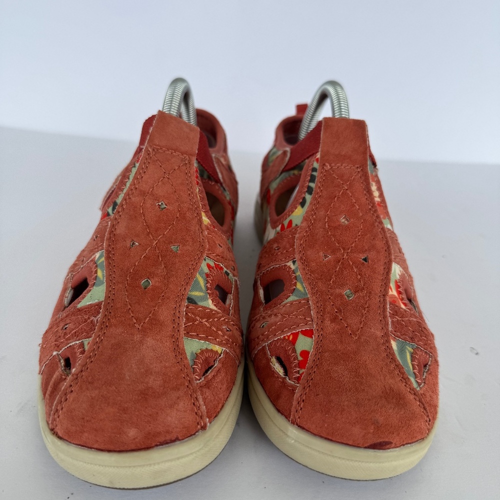 Earth Origins Suede Walking Fisherman Sandals Effie Women's Salmon US Size 9.5M